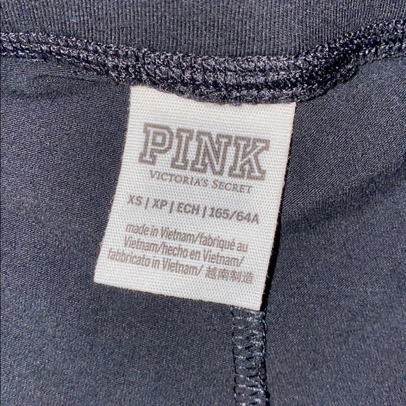 PINK black leggings - Picture 3 of 3